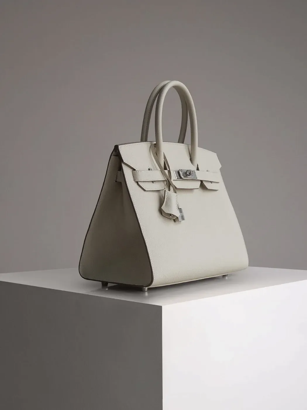 Hermès Сумка Birkin Sellier 30 Craie Epsom Palladium Hardware - фото 5