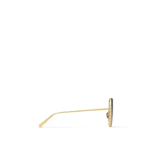 Louis Vuitton Солнцезащитные очки Moon Metal Square Gold - фото 2