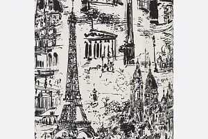 Dior Расклешенная юбка миди Paris Allover - фото 2