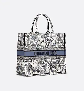 Dior Сумка Book Tote chardons motif большого формата - фото 2