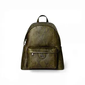 Gucci Рюкзак большой из кожи питона - фото 1