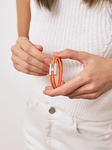 Hermès Браслет Tournis Tresse - фото 3