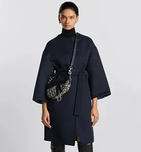 Dior Сумка Saddle с ремнем мини-формата - фото 2