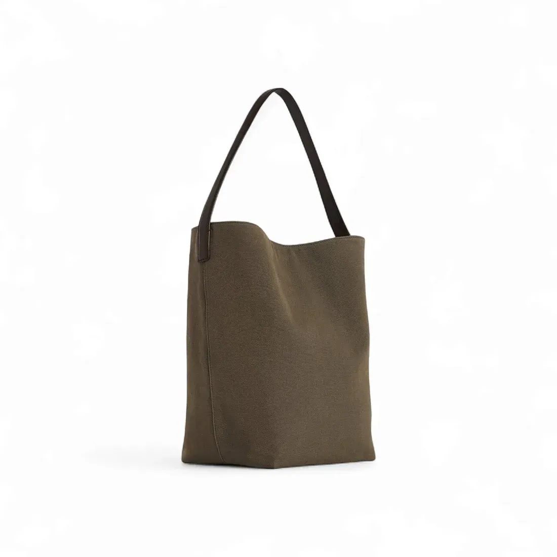 The Row Сумка Large NS Park Tote Taupe из хлопка - фото 2
