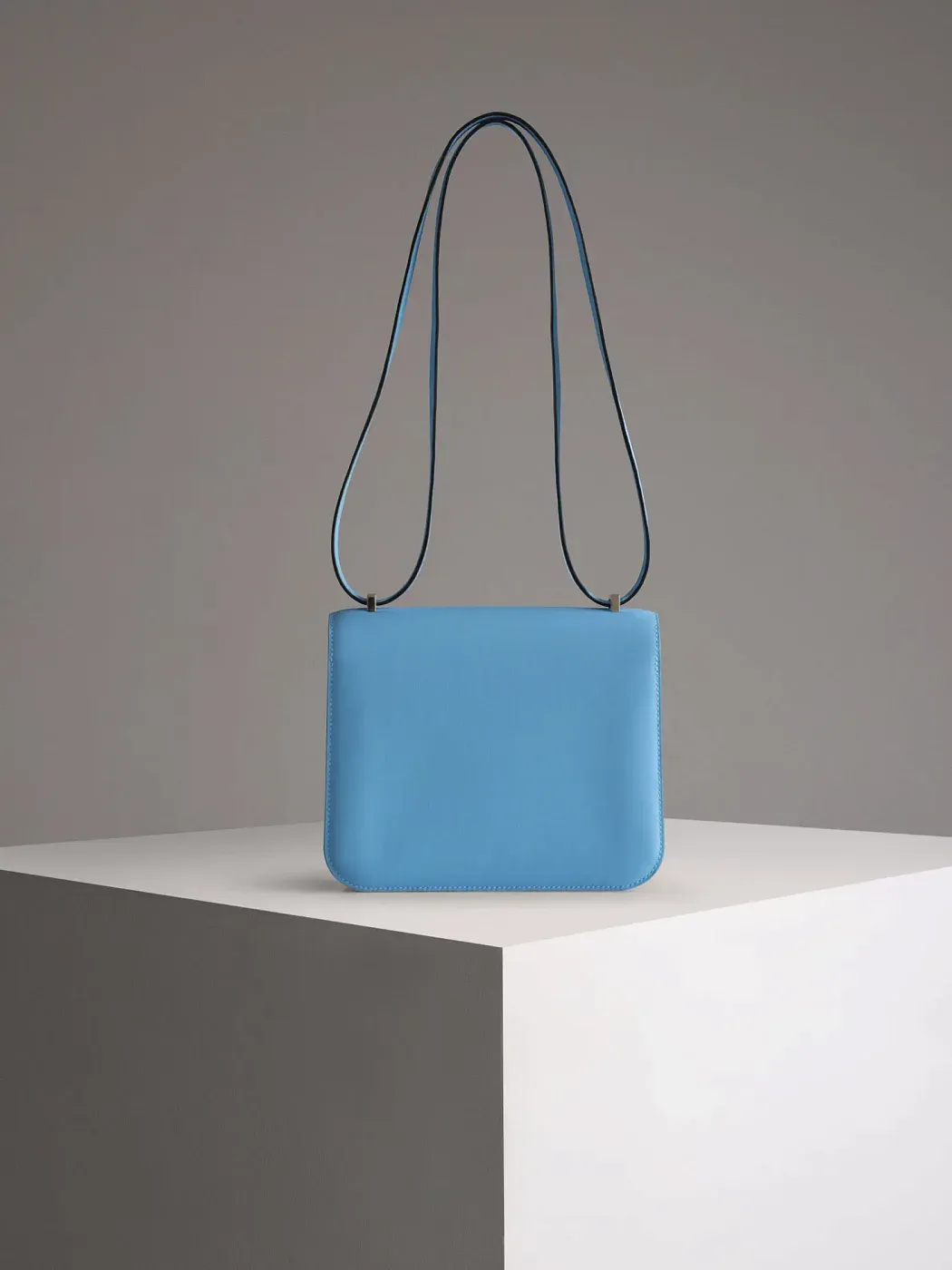 Hermès Сумка Constance 18 Mini Celeste Swift Palladium Hardware - фото 4