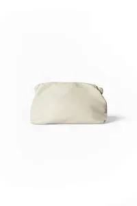 The Row Клатч Bourse Clutch Ivory из кожи Ivory - фото 1