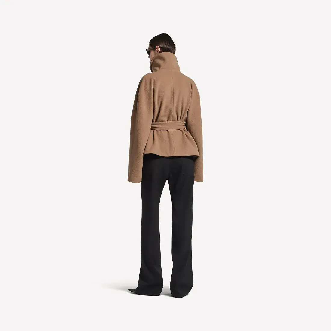 Balenciaga Пальто-накидка - фото 4