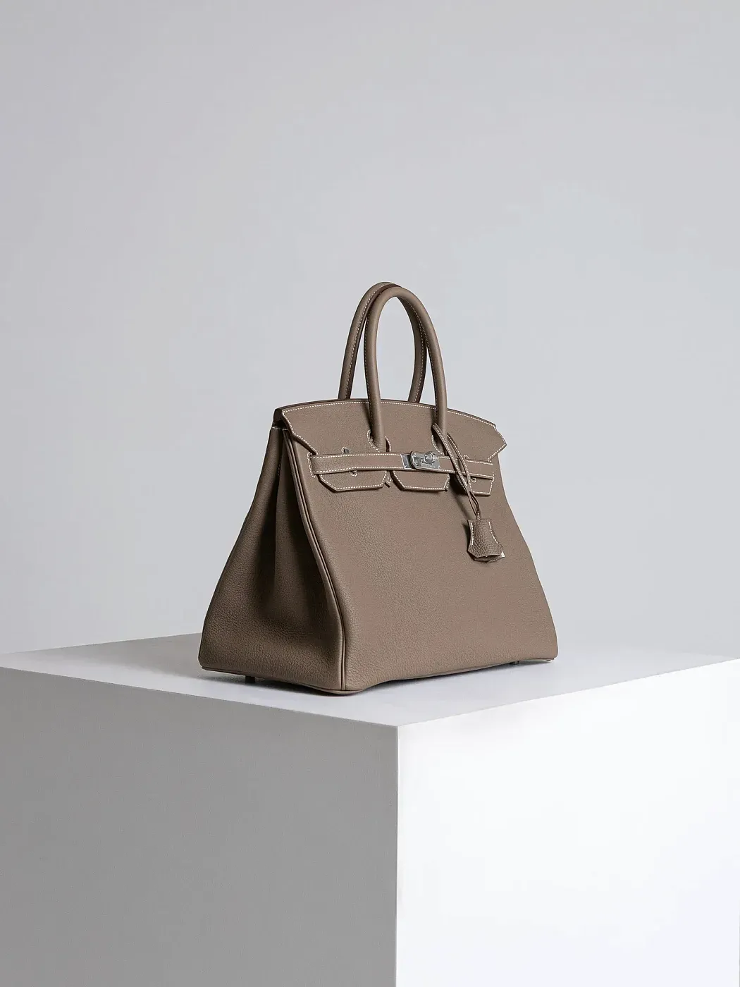 Hermès Сумка Birkin 35 Etoupe Togo Palladium Hardware - фото 4