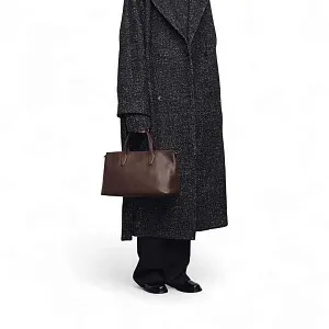 The Row Сумка Marcel Deep Brown из кожи Deep Brown - фото 2