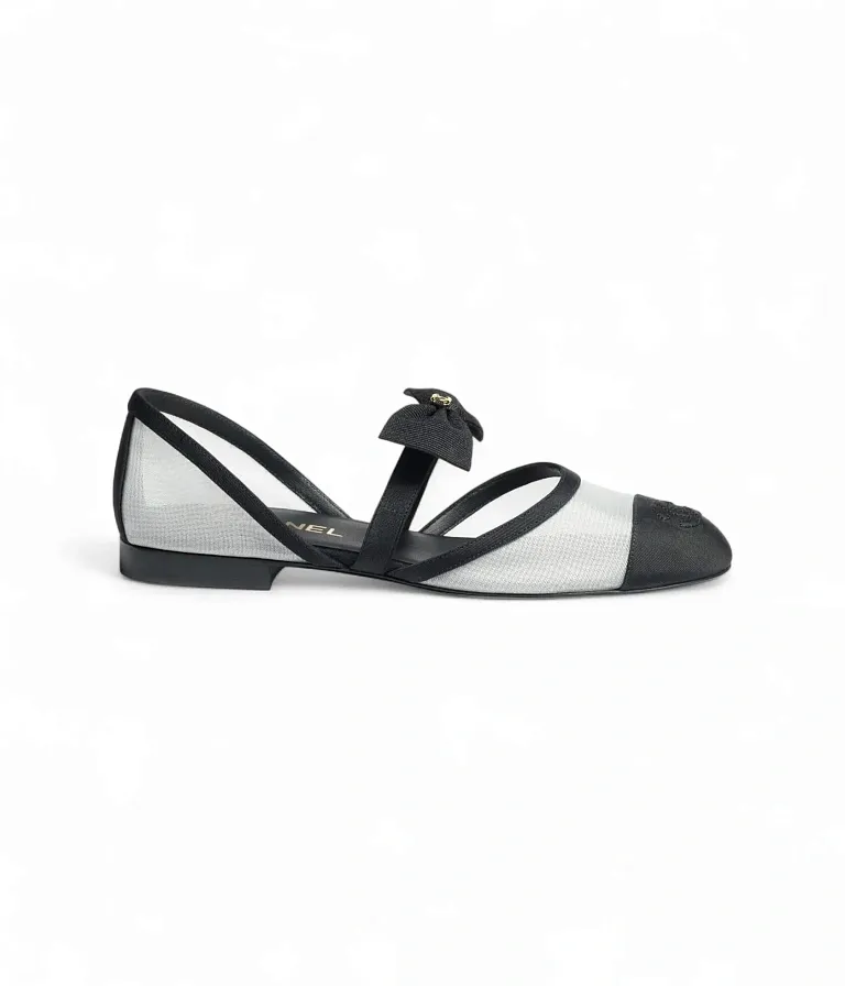Туфли Мэри-Джейн Chanel White/Black - фото 1