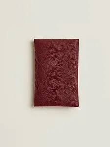 Hermès Кардхолдер Calvi Duo Rouge H Epsom - фото 1