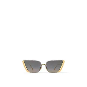 Louis Vuitton Солнцезащитные очки Moon Metal Cat Eye Gold - фото 1