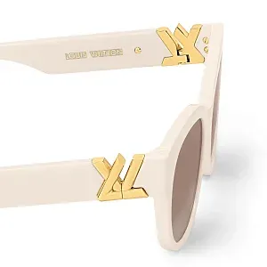Louis Vuitton Солнцезащитные очки Twist Round Cream - фото 5