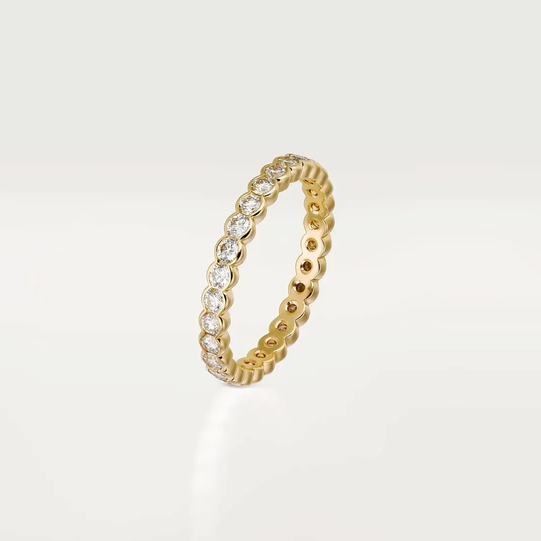 Cartier Обручальное кольцо с бриллиантами Broderie de Yellow Gold - фото 3
