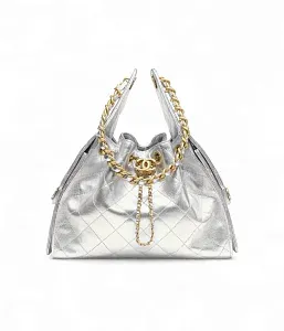 Chanel Маленькая сумка 25 Silvery - фото 1