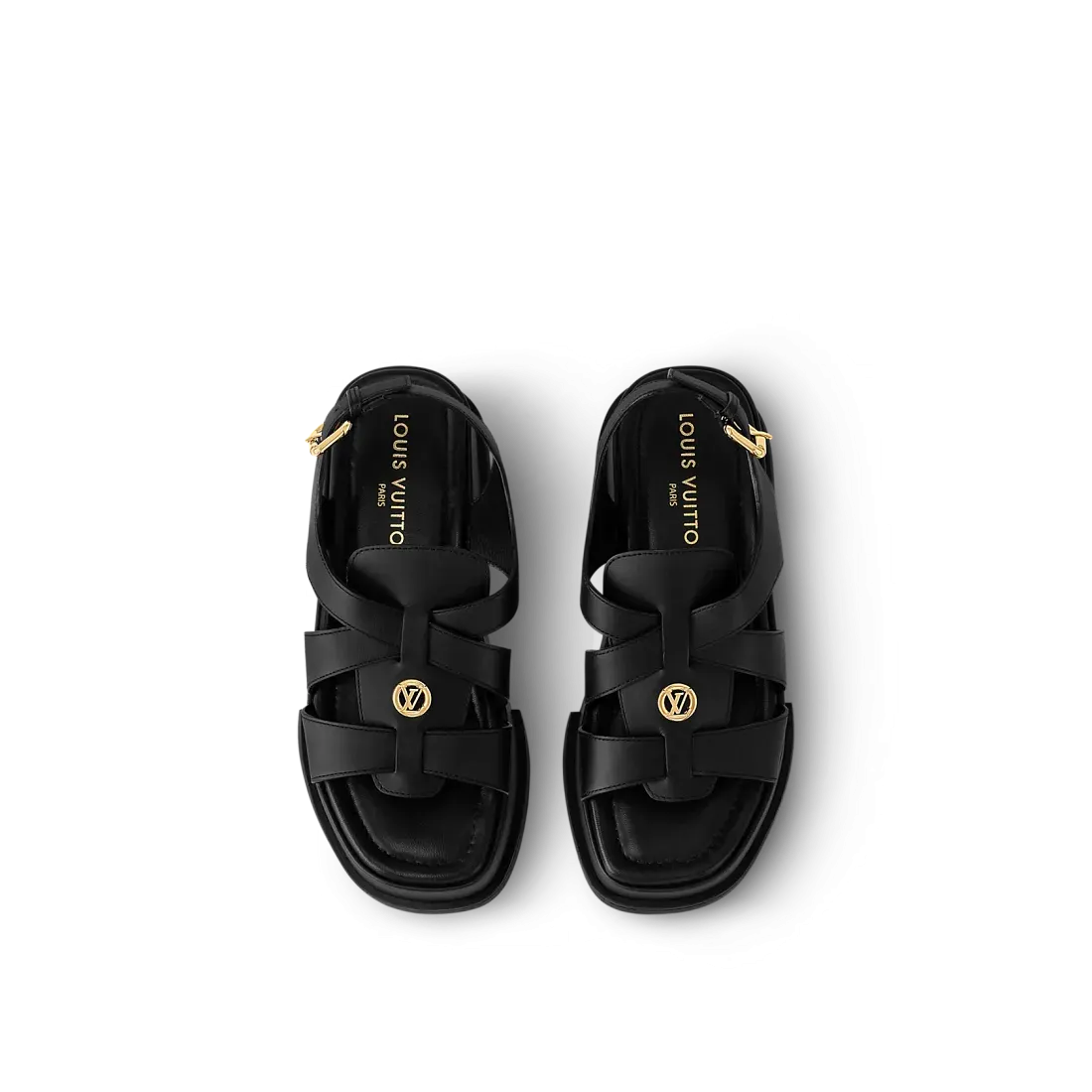 Louis Vuitton Сандалии Maya Flatform Black - фото 2