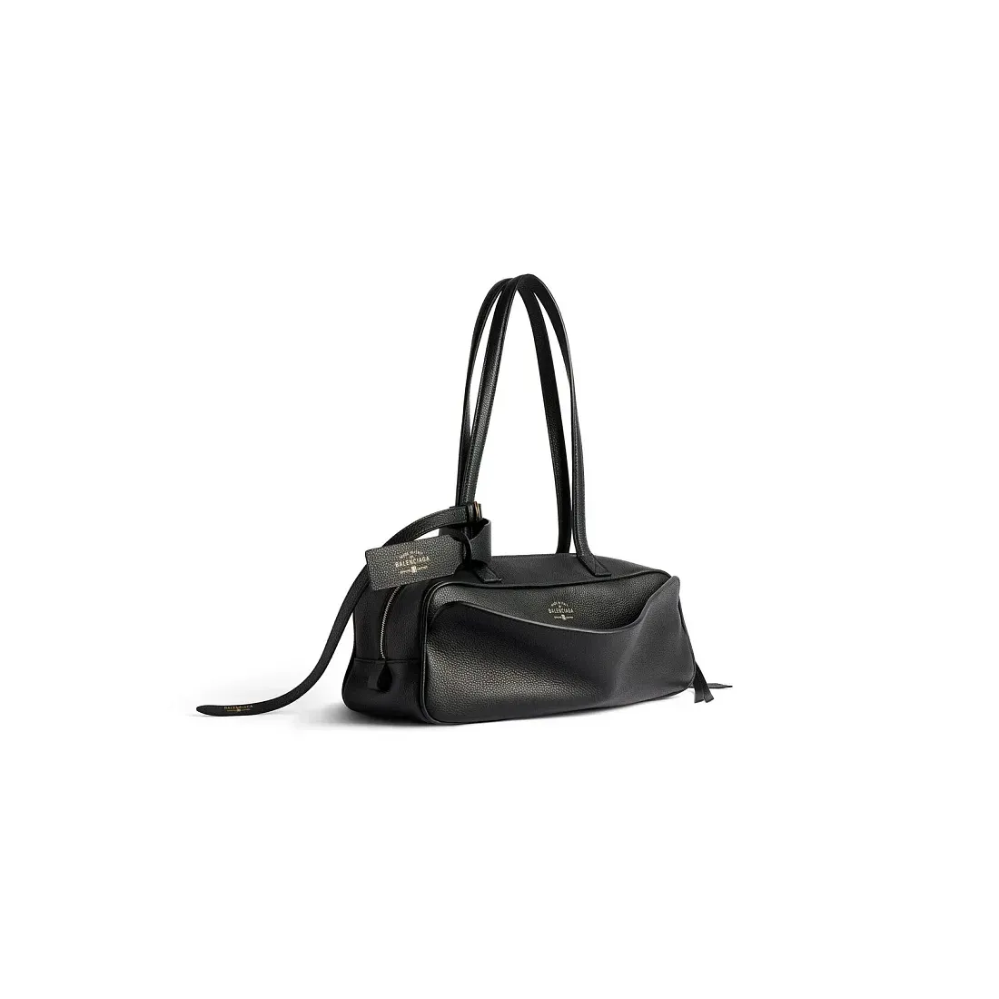 Balenciaga Сумка Carrie Bowling маленького формата Black - фото 3