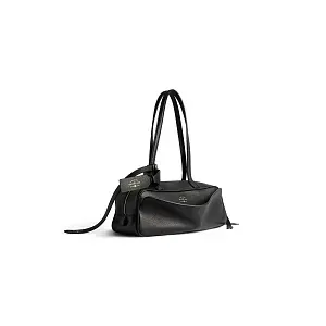 Balenciaga Сумка Carrie Bowling маленького формата Black - фото 3