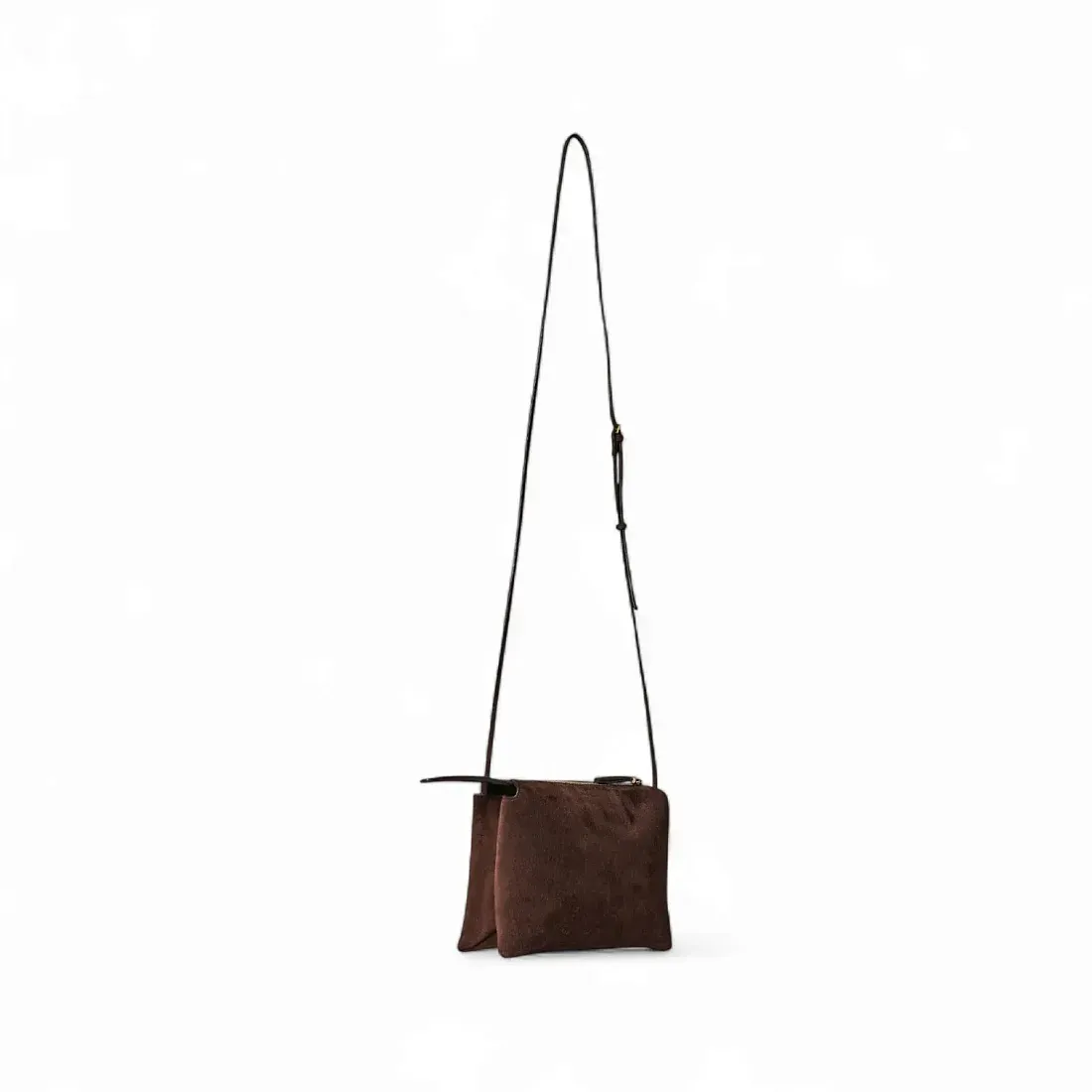 The Row Сумка Nude Mini Twin Mocha из замши - фото 2