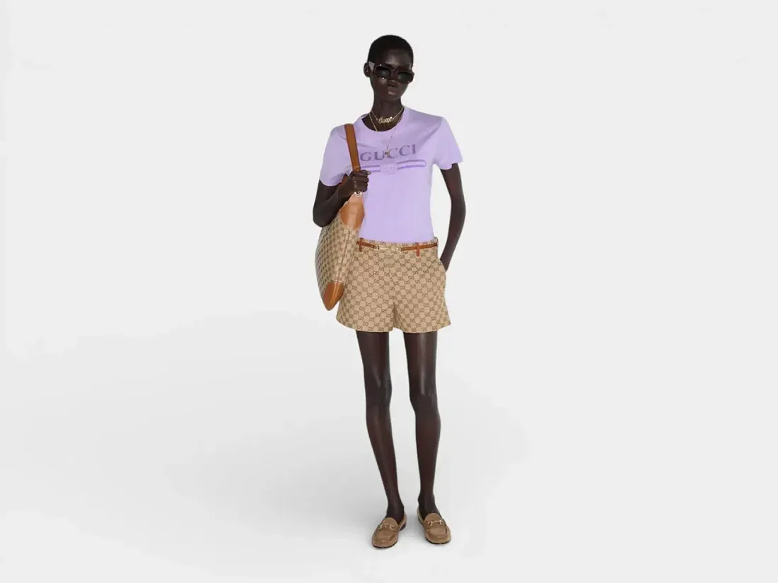 Gucci Футболка Lilac - фото 4