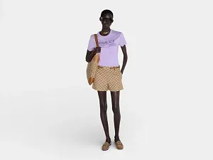 Gucci Футболка Lilac - фото 4
