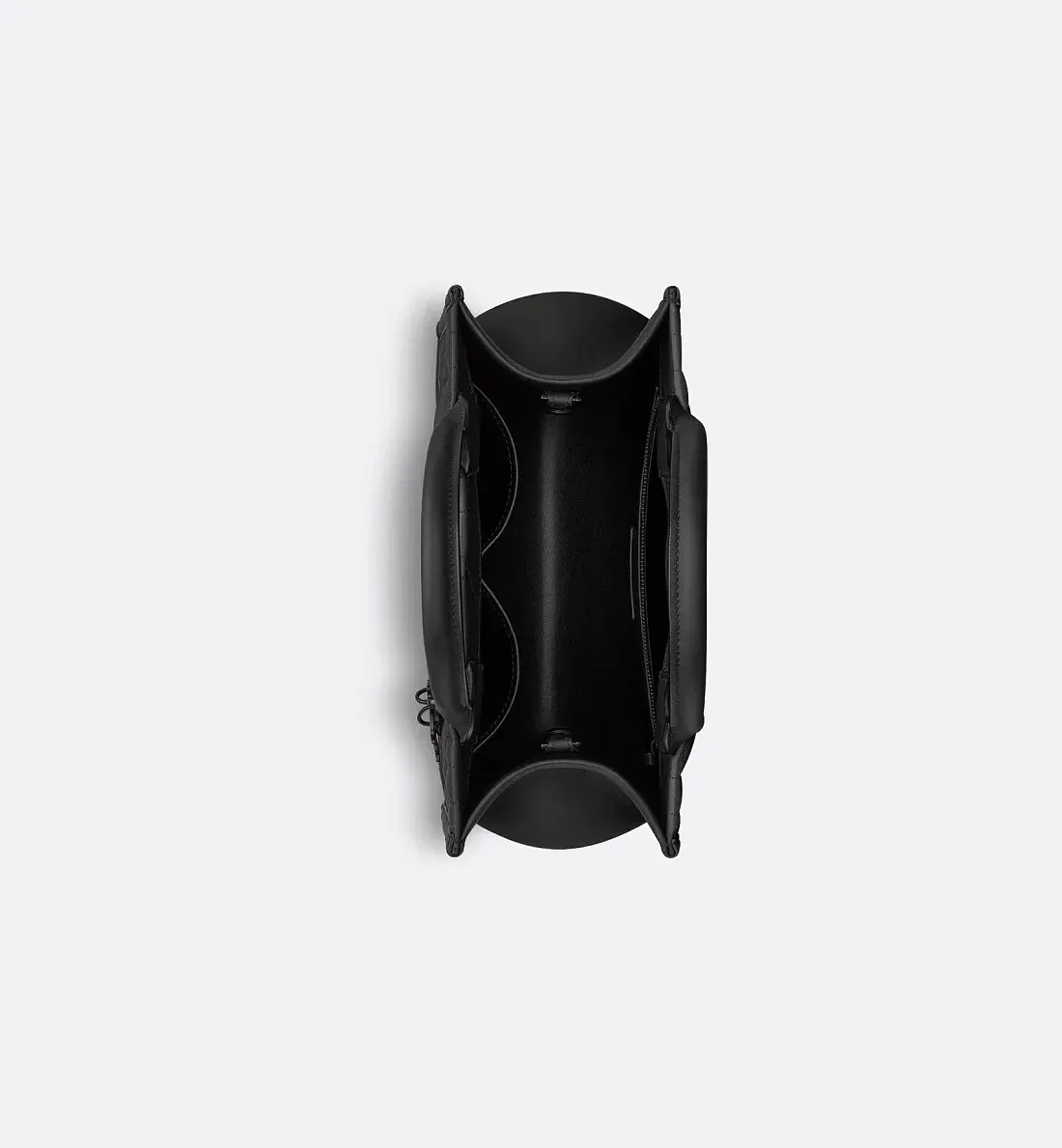 Dior Сумка Book Tote ultra-matte black calfskin маленького формата - фото 6