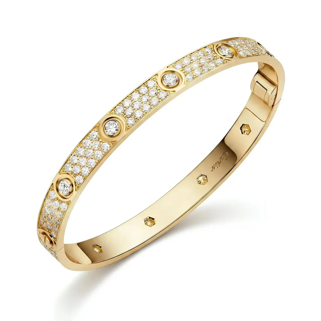 Cartier Браслет Love classic model, paved, 10 diamonds Men - фото 5