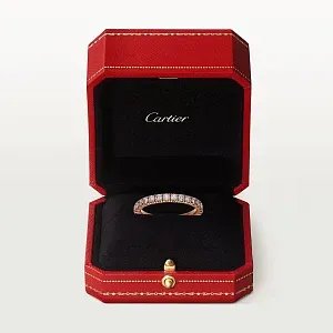 Cartier Обручальное кольцо c бриллиантовым паве Etincelle de 2,6 мм Rose Gold - фото 4