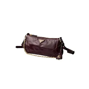 Prada Сумка средняя Re-Edition 2002 Burgundy - фото 3