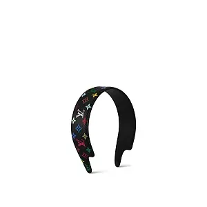 Louis Vuitton Ободок Monogram Multicolor LV Outline TM x Black - фото 1