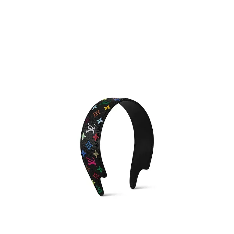 Ободок Monogram Multicolor LV Outline TM x Louis Vuitton Black - фото 1
