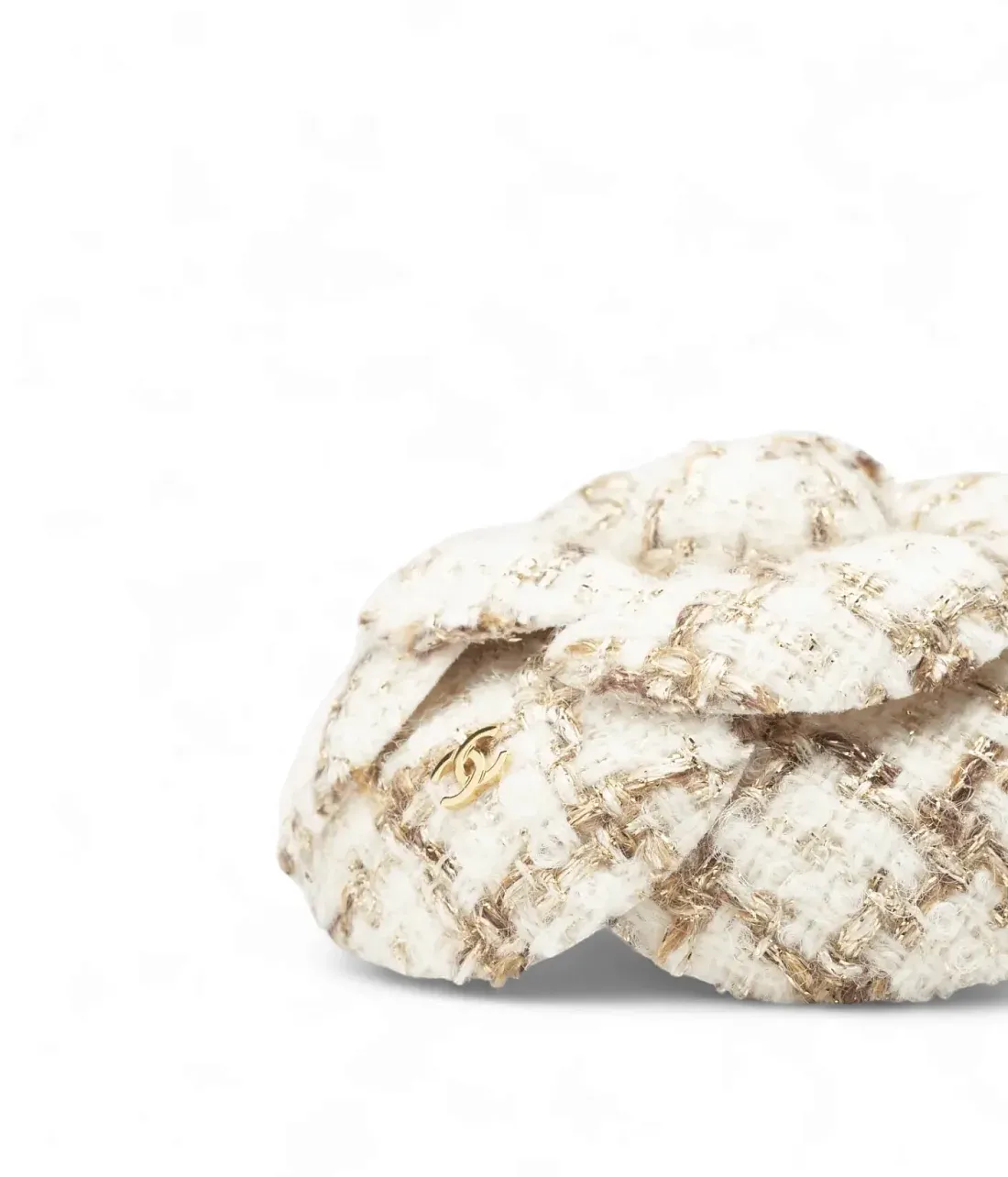 Chanel Брошь Ecru, Beige and Gold - фото 2