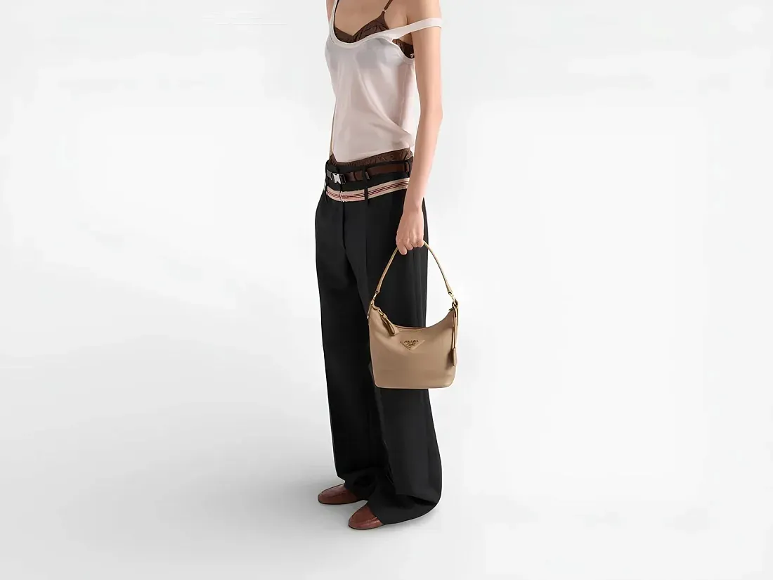 Prada Мини-сумка Cameo Beige - фото 2