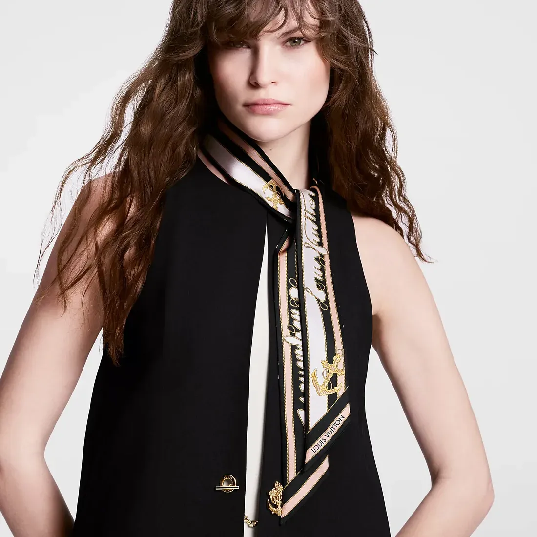 Louis Vuitton Шелковая лента Cordage BB Black - фото 2