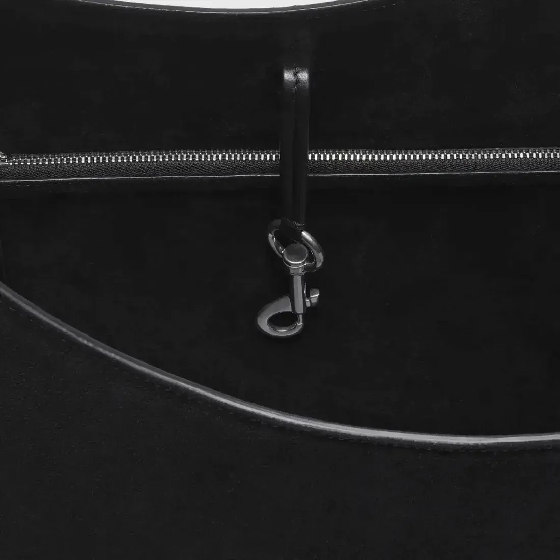 Phoebe Philo Сумка Bean Black Suede - фото 6