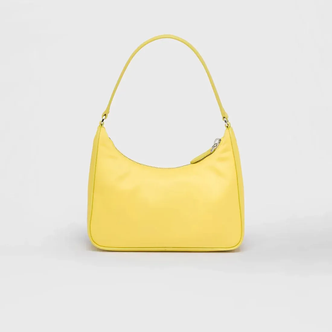 Prada Мини-сумка Re-Edition 2005 из Re-Nylon и сафьяновой кожи Citron Yellow - фото 4