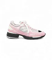 Chanel Тканевые кроссовки Pink/Ligth Grey/Black - фото 1
