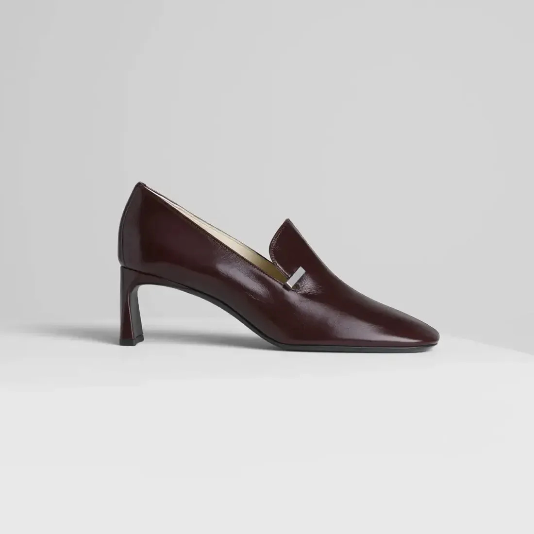 Phoebe Philo Кожаные лоферы 60 Oxblood - фото 3