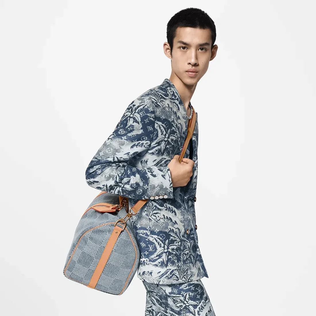 Louis Vuitton Сумка Keepall 50 с плечевым ремнем - фото 2