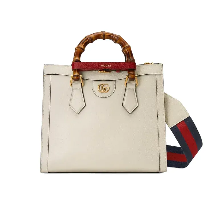 Маленькая сумка Diana Gucci White - фото 1