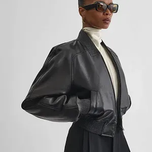 Phoebe Philo Укороченный бомбер - фото 4