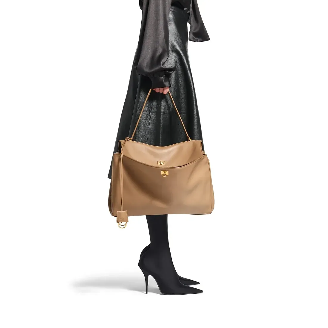 Balenciaga Сумка Rodeo большого формата Latte - фото 8