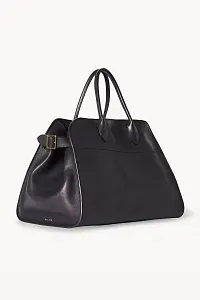 The Row Сумка Soft Margaux 17 из кожи Black - фото 4