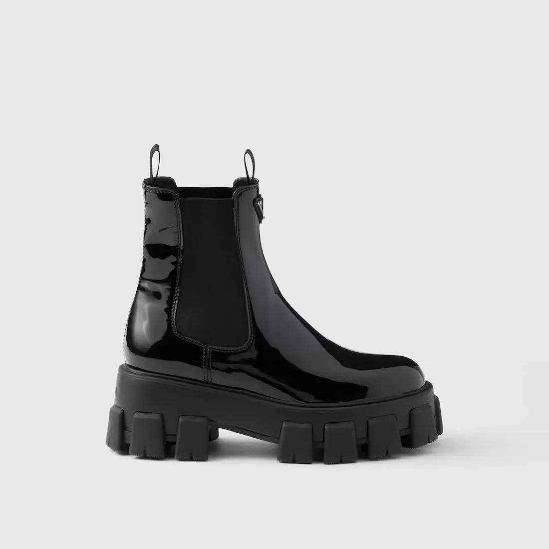 Prada Ботинки Monolith из лаковой кожи - фото 2