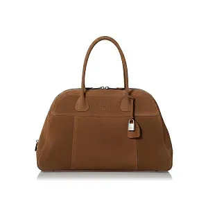 Miu Miu Сумка Suede bag Cocoa Brown - фото 1