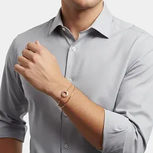 Cartier Браслет Love on a chain, 2 pink sapphires Men - фото 2
