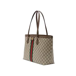Gucci Сумка-тоут Ophidia Brown - фото 3