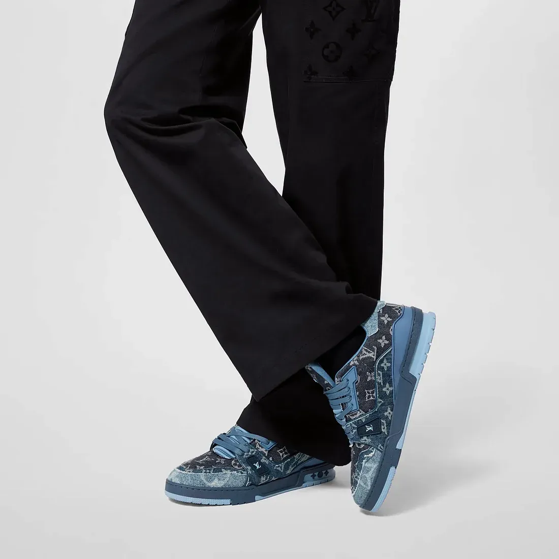 Louis Vuitton Кроссовки LV Trainer Blue - фото 4