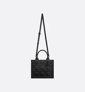 Dior Сумка Book Tote ultra-matte black calfskin маленького формата - фото 7