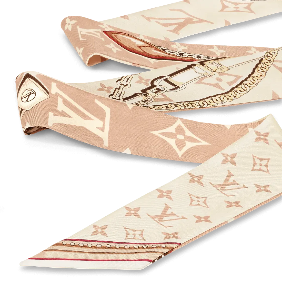 Louis Vuitton Шелковая лента Monogram Ultimate BB Beige - фото 3
